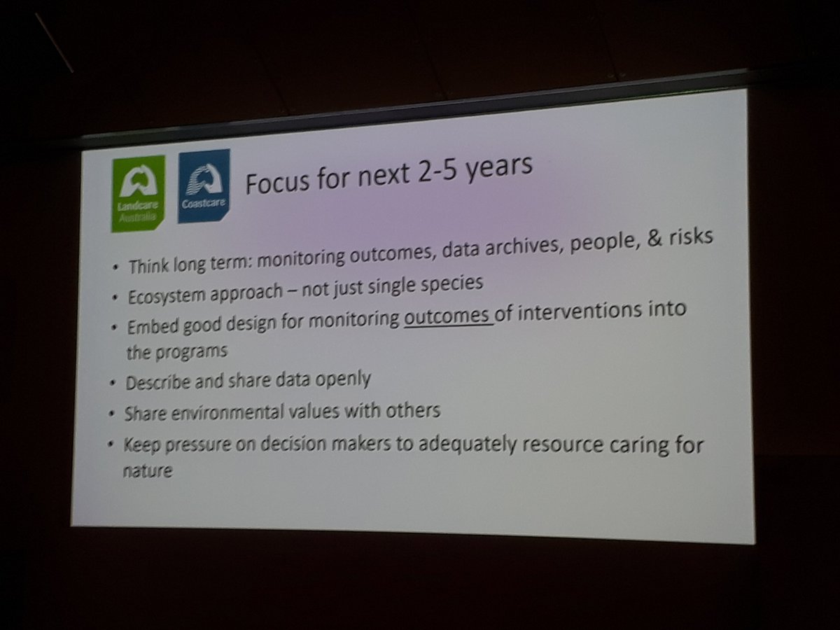 What must Landcare and Coastcare do more than anything else next 2-5 years? Great session last night <a href="/NRM_WA/">NRM_WA</a> - here are some thought provoking suggestions - thanks <a href="/desert_ecology/">Glenda Wardle</a> !