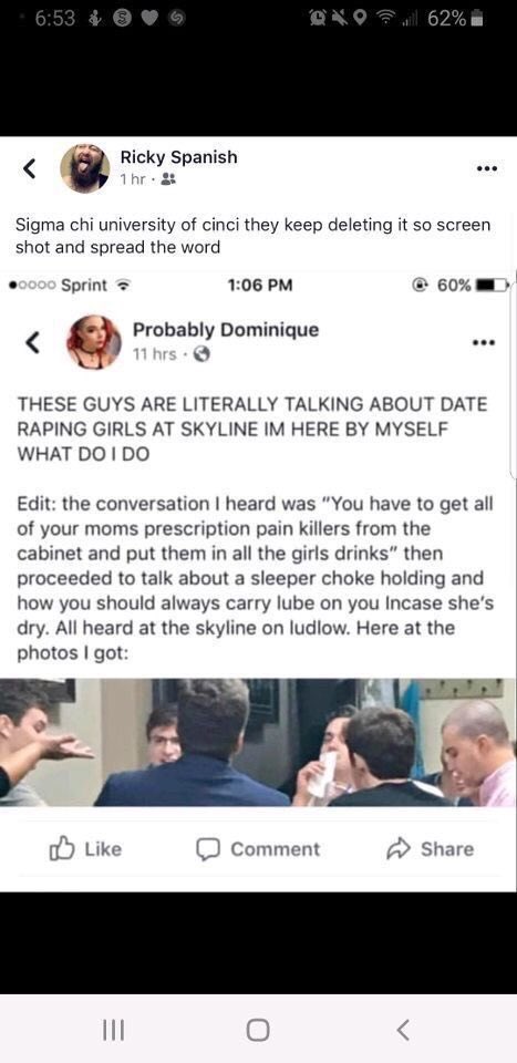 TowerCrosley's tweet image. Hey @cincysigmachi this picture is getting sent to me, know anything about it? Seems like the type of thing to address publicly if it isn't true