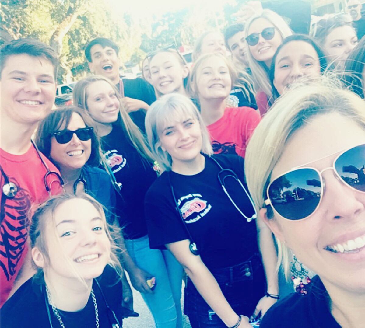 MedicalNSBHS's tweet photo. We had so much fun walking in the Homecoming Parade and getting to see some of our favorite academy seniors on homecoming court 🤗💕 https://t.co/N5syClYzoQ