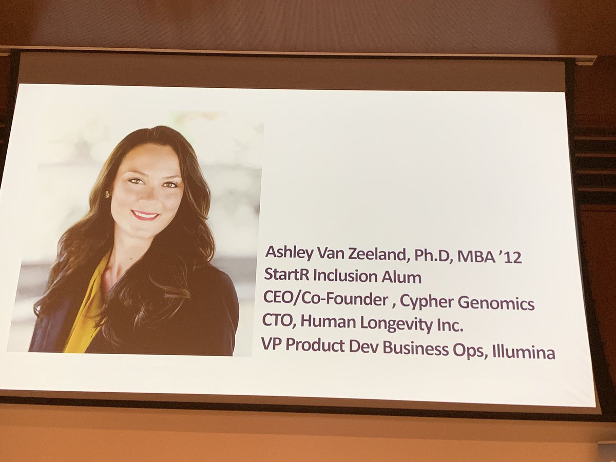 RadySchool's tweet photo. “I can say with 100% confidence that I would not be where I am today without the support, the backing and the constant encouragement from the Rady School and the #StartR program.” - Demo Day emcee @Ashley_VanZ https://t.co/sWsOWKm1j1