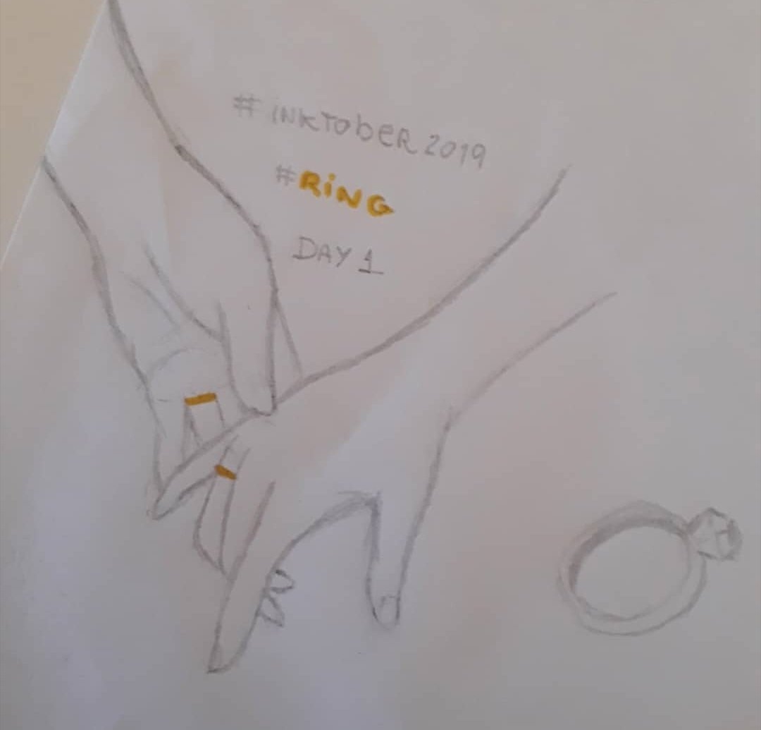 ceciliaduartes's tweet photo. Pra deixar aqui tbm 
#Inktober2019 
#day1ring / #day2mindless https://t.co/r7NyPGORlu