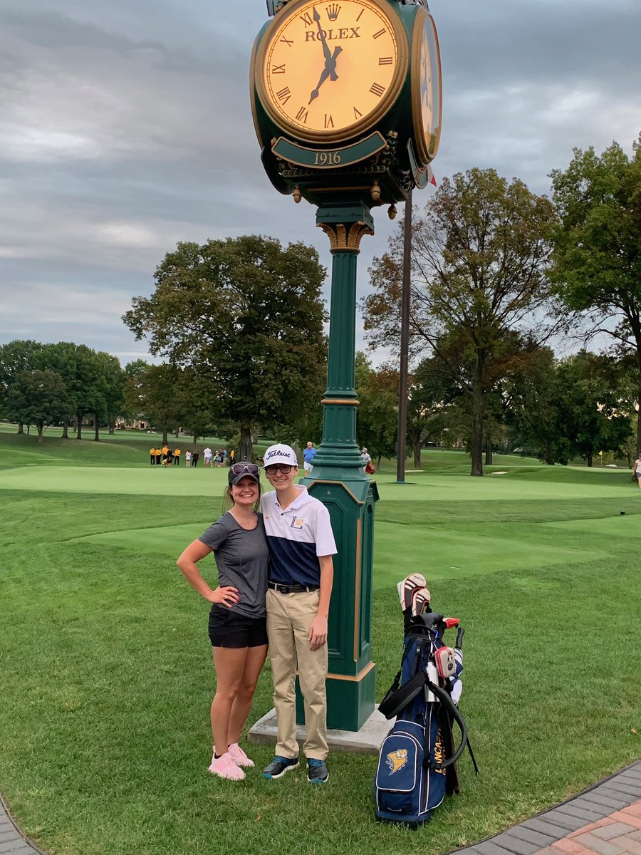 A huge thanks to <a href="/UAmensgolf/">Golden Bear Golf</a> for hosting our JV Gales Golf team at Scioto CC today! Incredible experience for these boys to play on this course! Was also great that Gales Golf and @OhioBobcatWGolf alum Hannah Travis could get out to support her brother and the boys! #GalesGolf