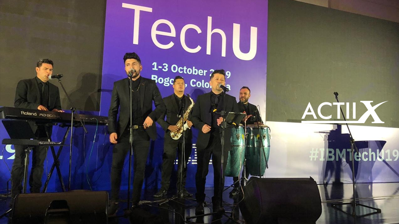 actiix's tweet photo. Estamos disfrutando de una agradable velada después de un día lleno de conocimiento de #IBMTechU19 en el centro de convenciones del Hotel Hilton de la ciudad de Bogotá, Colombia. https://t.co/9tJmhd1IGY
