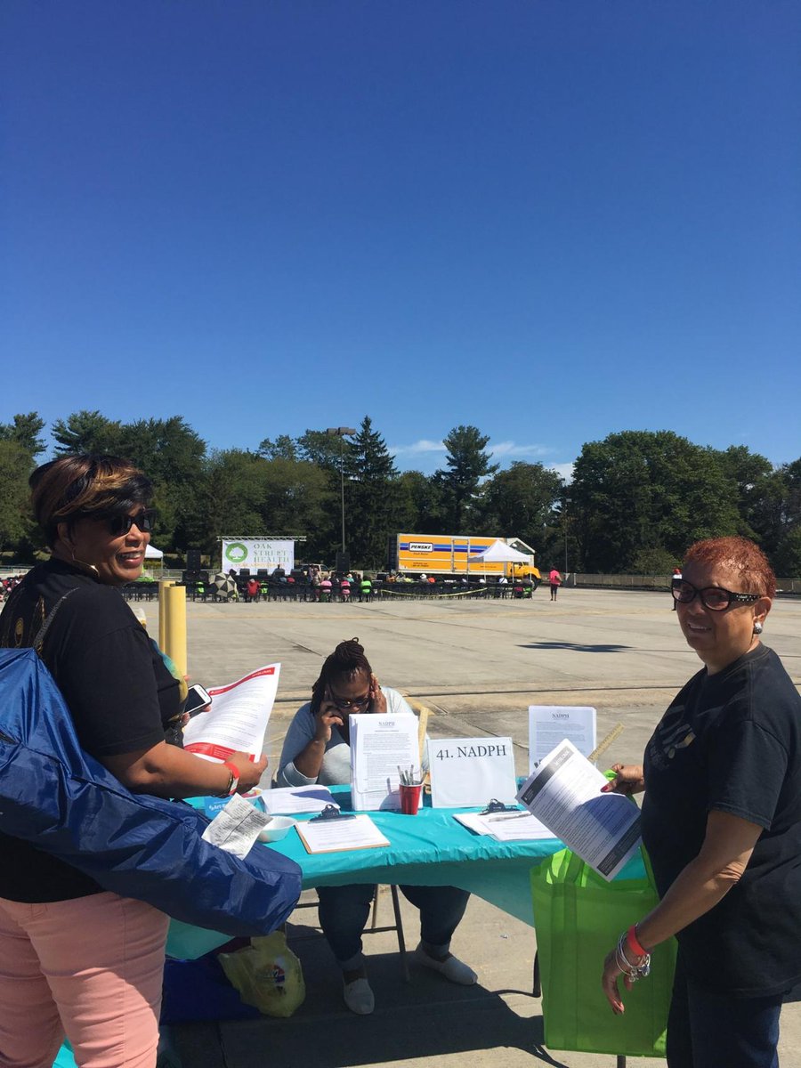 Community residents joining the NADPH Community Health Information Network (CHIN) at the Oak Street Health Fair held in Philadelphia on Sept. 21. NADPH is addressing health disparities by using research, community outreach, and advocacy to make precision health accessible to all.