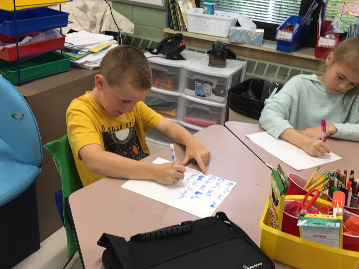 Students making a plan for learning! #SecondStep #SocialEmotionalLearning #CAWow #D64Smiles #engageD64