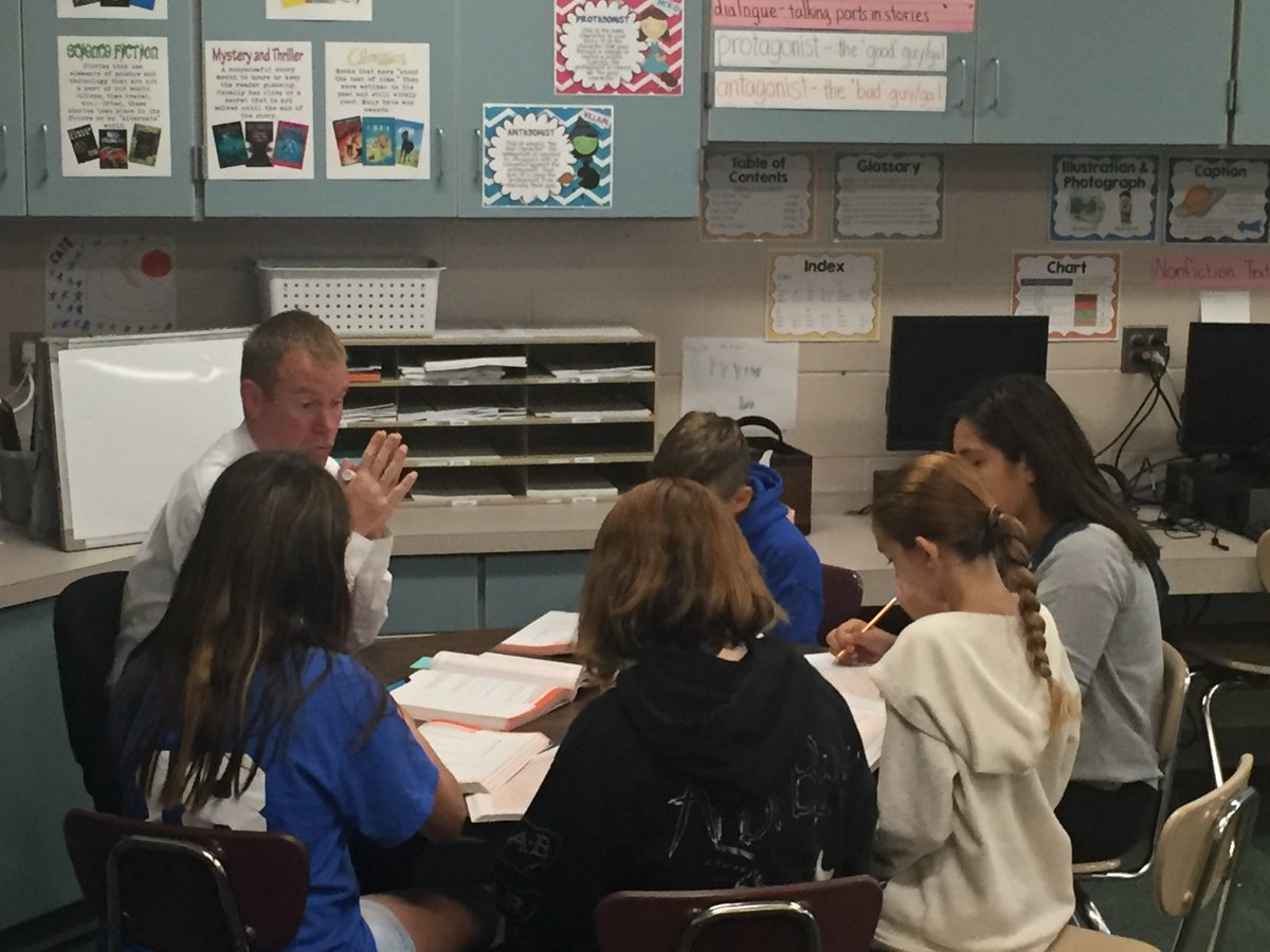 SuncrestEagles's tweet photo. Mr. Queen started his day providing small Math group support at 8:10AM. #Focusedstudents #MakingEveryMomentCount #WeBelieve https://t.co/Q7nsuCMlQl