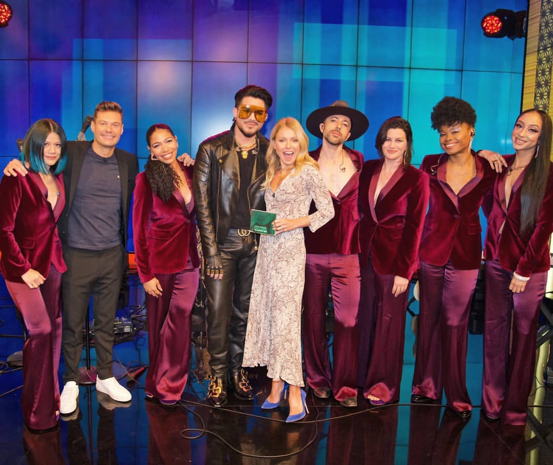 halocircusclub's tweet photo. @AllisonIraheta was with @AdamLambert at the #KellyAndRyan Show
Who needs a new collaboration? https://t.co/k9ecCopkm8