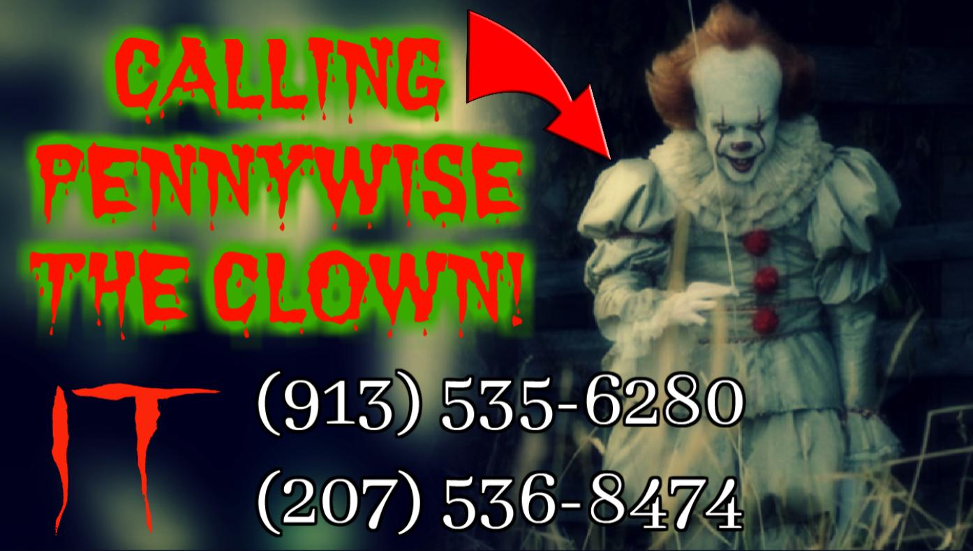 Michael Fessey على X: &ldquo;CALLING PENNYWISE THE IT CLOWN!!! (913) 535 