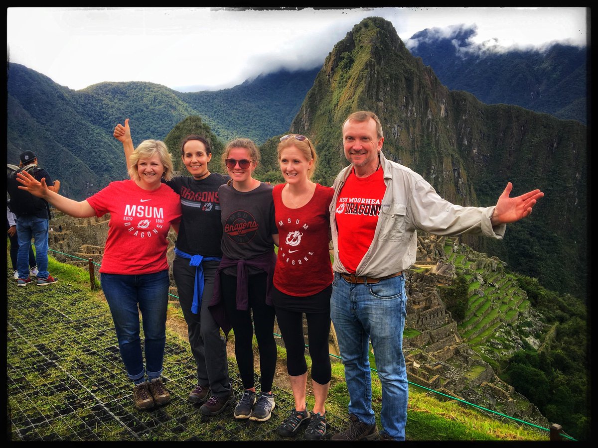 MSUM_EdD's tweet photo. Go Dragons!!! To Machu Picchu ❤️ https://t.co/weKXBQZfqF