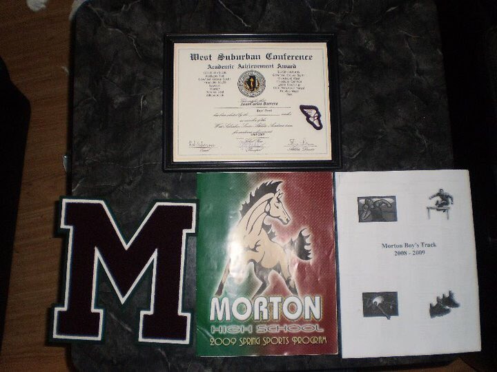 RUCoachJC's tweet photo. Was going through some boxes and found these! Where it all started! @Mortonathletics #formermustang https://t.co/6ihRSk9wpG