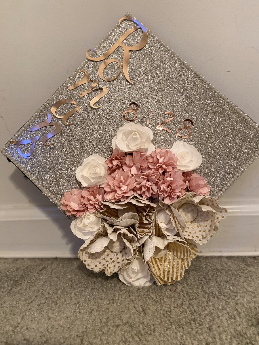 Graduation Cap is complete!! October 13th I’m walking across the stage! #Romans8:28 #ThankYouT-Mobile