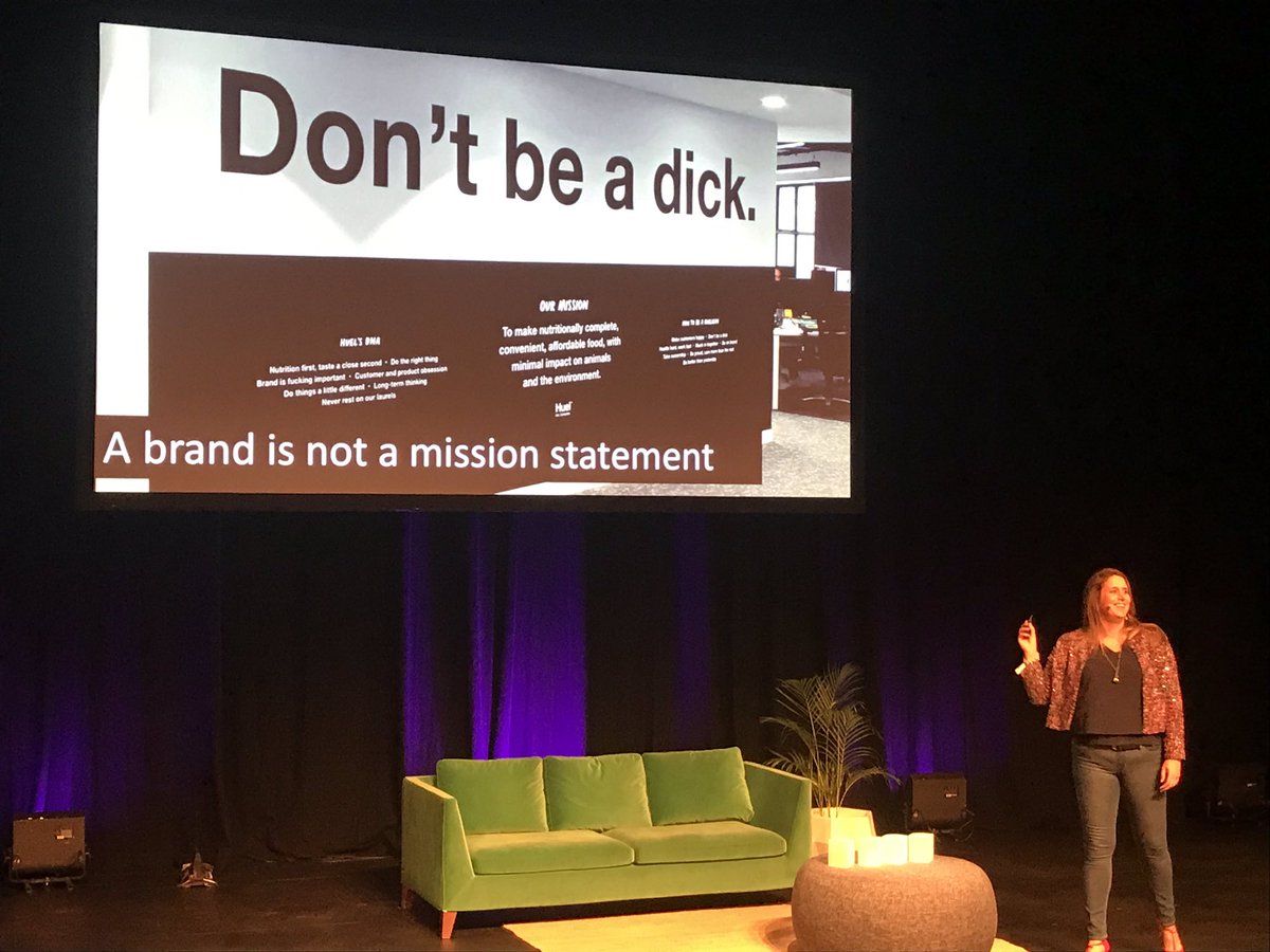 QUTEship's tweet photo. The @GruenHQ’s 📺⭐️Carolyn Miller shared what a #brand is (NOT) to help the #Creative3 audience look beyond TM, product, &amp; mission statement...to focus on building great brands with marketing &amp; customer interaction for brand power, $ &amp; influence. @QUTCEA #QUTentrepreneurship https://t.co/ZOgwiIEVHH