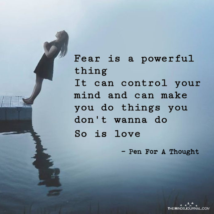 TheMindsJournal's tweet photo. Fear Is A Powerful Thing
#control #fear #love #mind #thought #powerfulthing #ThursdayThoughts https://t.co/cg3xvjWY6N