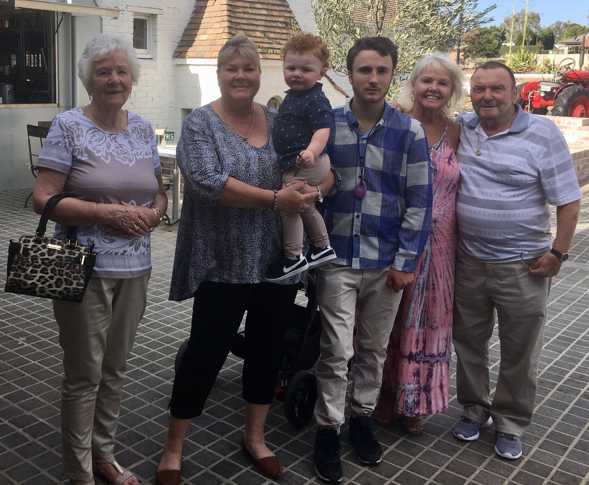 Ged and Millie, my former in-laws and my friends for life, Blair’s wonderful grandparents, join us to celebrate their 60th Wedding Anniversary💕 #schoolholidays #familyforlife