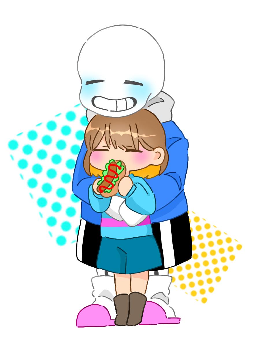 Twitter 上的 あねてぃ なんか可愛いのできた アンダーテール Undertale サンズ フリスク 絵師の集い サンフリ デジタルイラスト T Co Tjav74ztn5 Twitter