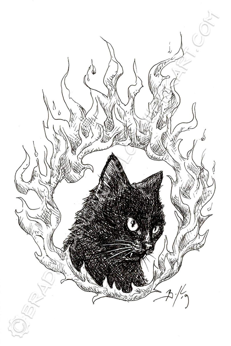 Clock_work_Art's tweet photo. Inktober Day 1 - Vampire/Ring

#cats #catart #blackcat #halloween #inktober #mabsdrawlloweenclub #vampire #clockworkart #bradenduncan https://t.co/BXmhtDx55Y