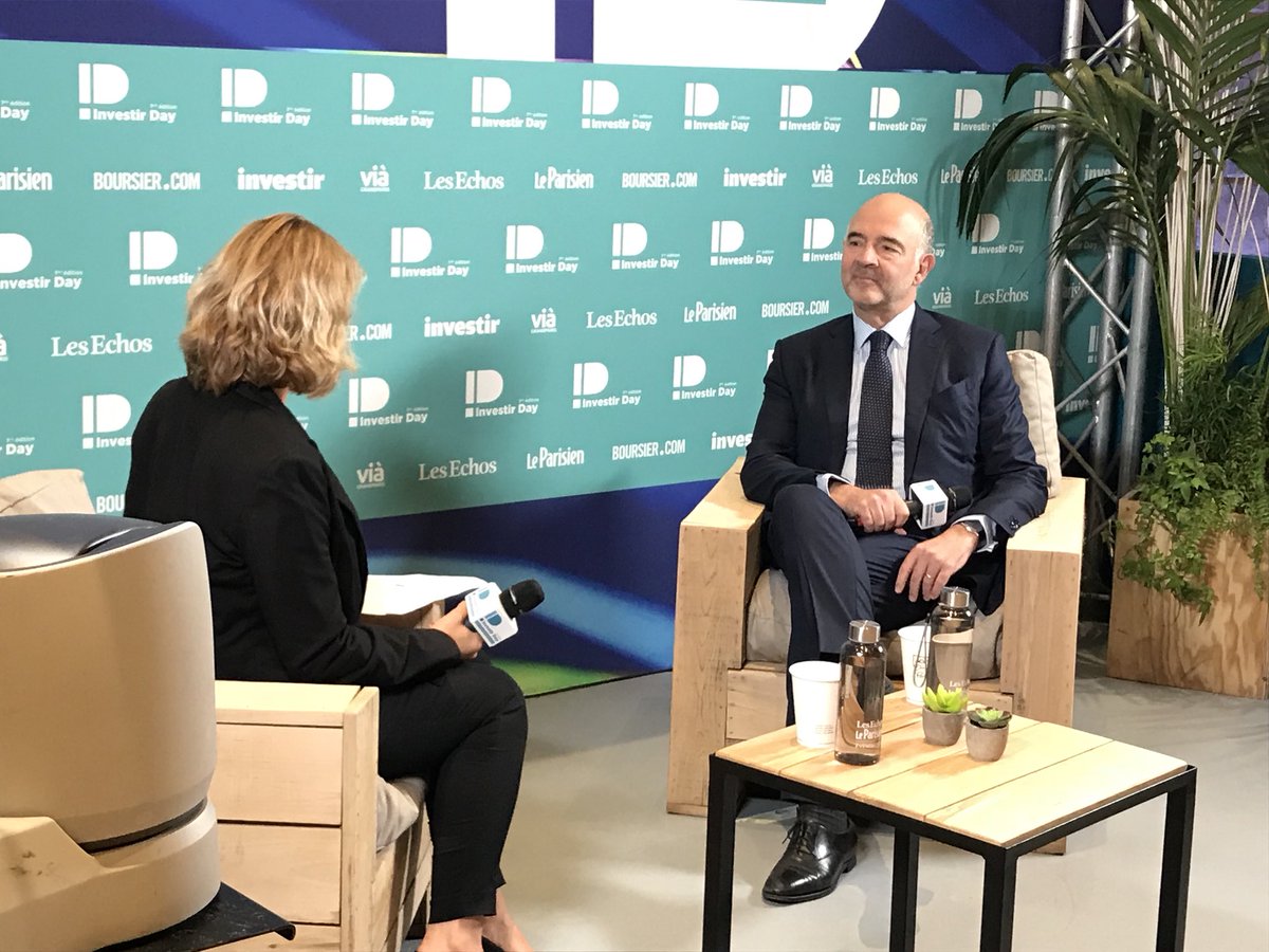 InvestirDay's tweet image. Toute la journée, #LeStudio donne la parole aux spécialistes de la #finance et de la #bourse.

« Comment réconcilier les français avec la bourse ? »
C’est la question posée ce matin à @pierremoscovici en ouverture de cet #InvestirDay. 

#Investissement #marchés #trading #économie