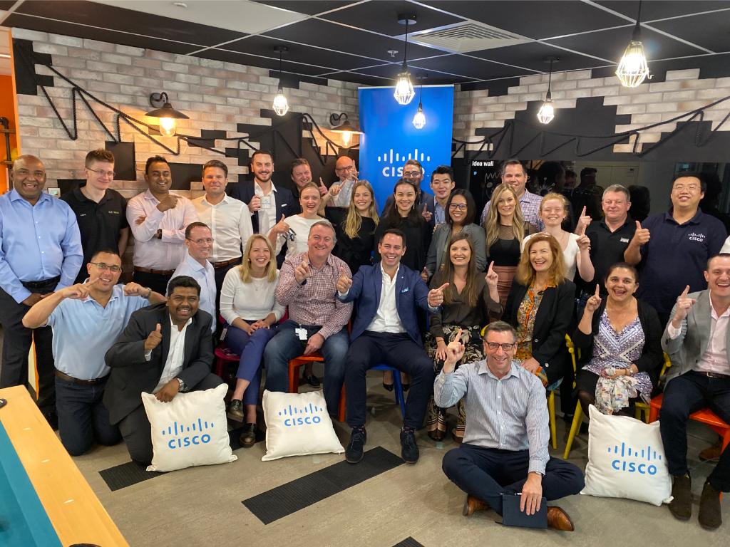 CiscoANZ's tweet photo. We're so lucky! Cisco has been named #1 World's Best Workplace by Great Place to Work!! This is a huge achievement! Check out how our Sydney, Melbourne and Brisbane offices celebrated today's massive win! Congratulations to all!  🙌 🥇 🏆 🤩 @GPTW_US #WeAreCisco #LoveWhereYouWork https://t.co/2gqAVTaLZO