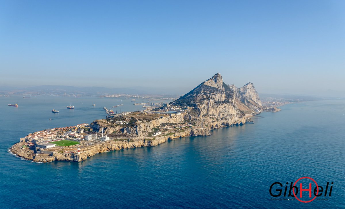 View the iconic Rock of #Gibraltar from the air - book a spectacular #helicopter flight for up to 7 passengers and see it for yourself - book online @ GibHeli.com #flying #helicopterflights #iconic #Mediterranean #VisitGibraltar #tourism #travel #travelphotography