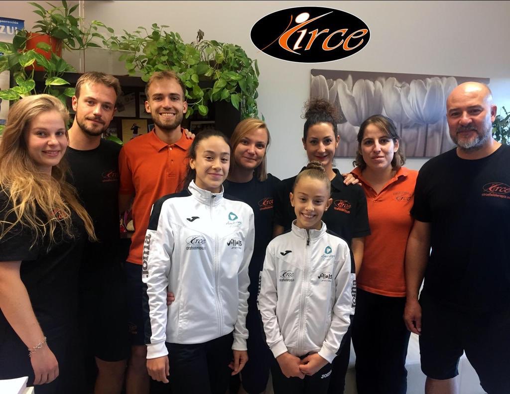 AndragaClub's tweet photo. Queremos agradecer a la Clínica @CirceFisio , además de su cariño, apoyo y profesionalidad, su patrocinio económico para que Claudia y Rocío puedan acudir al Campeonato de Europa de Gimnasia Acrobática, que se celebrará en Holón (Israel) entre los días 22 y 28 de octubre https://t.co/2ORRERrgjL