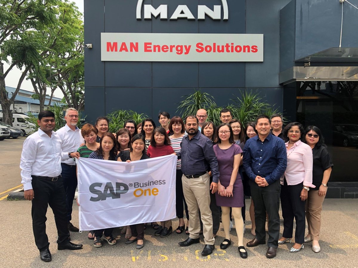 BeOneSolutions's tweet image. Last week, MAN Energy Solutions went live in Singapore thanks to #beonesolutions and its global #SAProllout experts team! @SAPBusinessOne