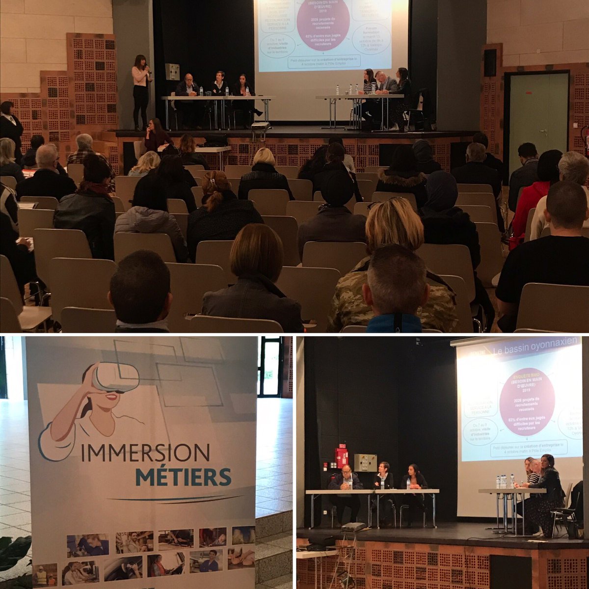 À Port, les employeurs du secteur du #bois, de l’#hotellerie_restauration, du #BTP, de l’#aide_à_la_personne.
80 demandeurs d’emploi venus à leur rencontre. 
Au programme #recrutement et #formation
#1semaine1emploi
#VUM
#PoleEmploi