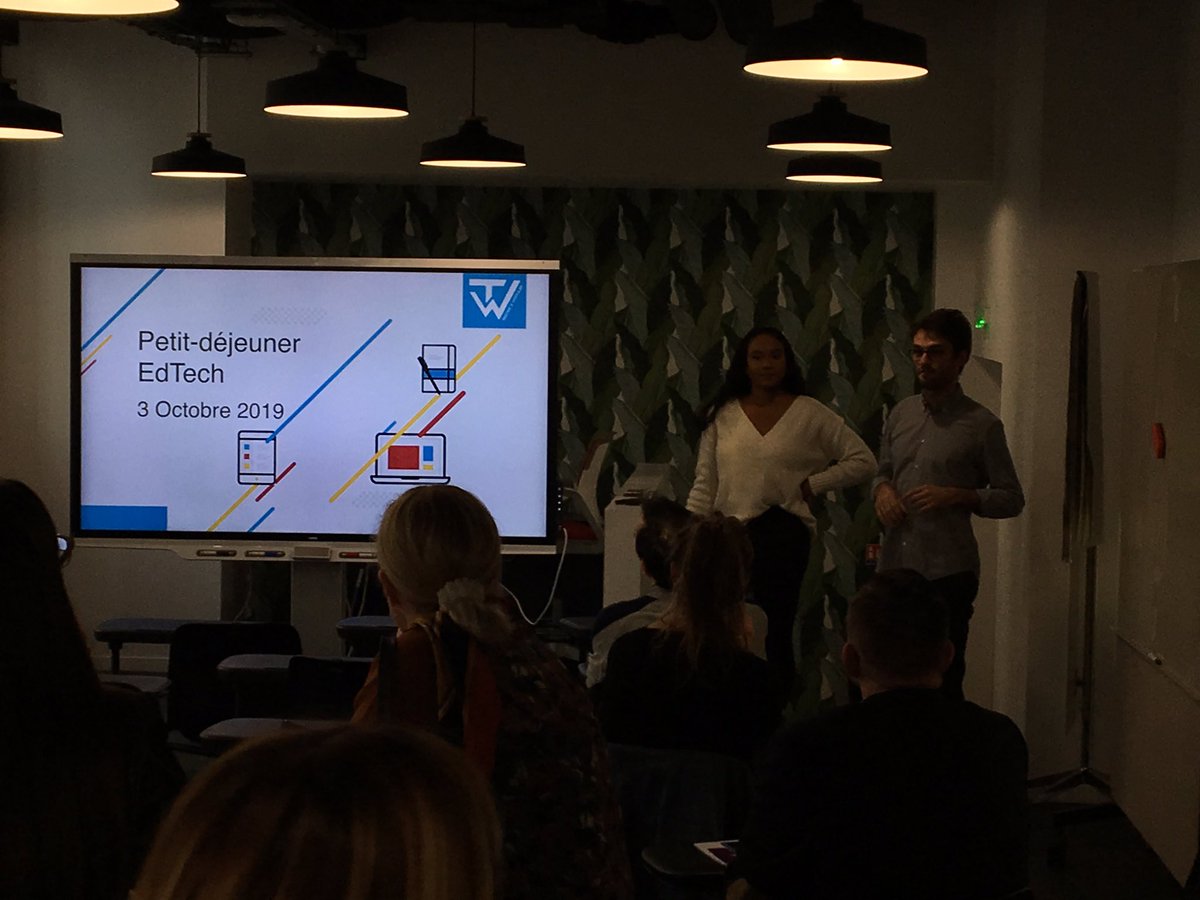 tkoscielniak's tweet photo. #EdtechPtidej #3 @uptale_io @wooclap @testwe_eu @TeachonMarsfr @BCDipIoma Retours expériences #REx accueillis dans locaux @EMLYON https://t.co/pVi1M2y6uF