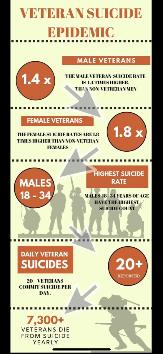 #Veterans are committing #suicide at an #epidemic rate. @DeptVetAffairs what are you doing about it?
#Mentalhealth  #ptsd #veteransforveterans #community #thc4ptsd #cbd4ptsd #veteransuicide #veteranoutreach #dig181