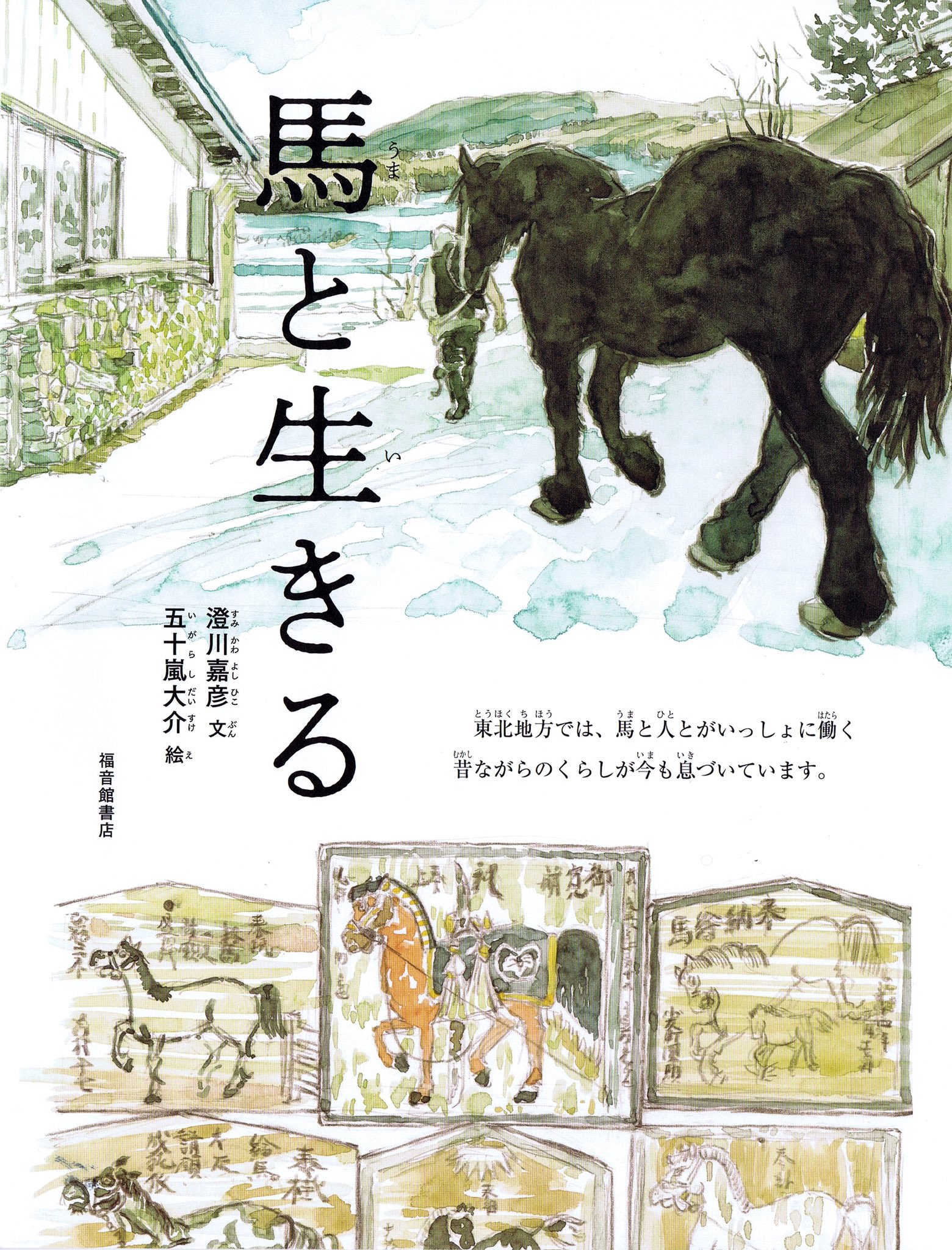 馬と生きる (月刊たくさんのふしぎ2019年11月号) | 澄川 嘉彦