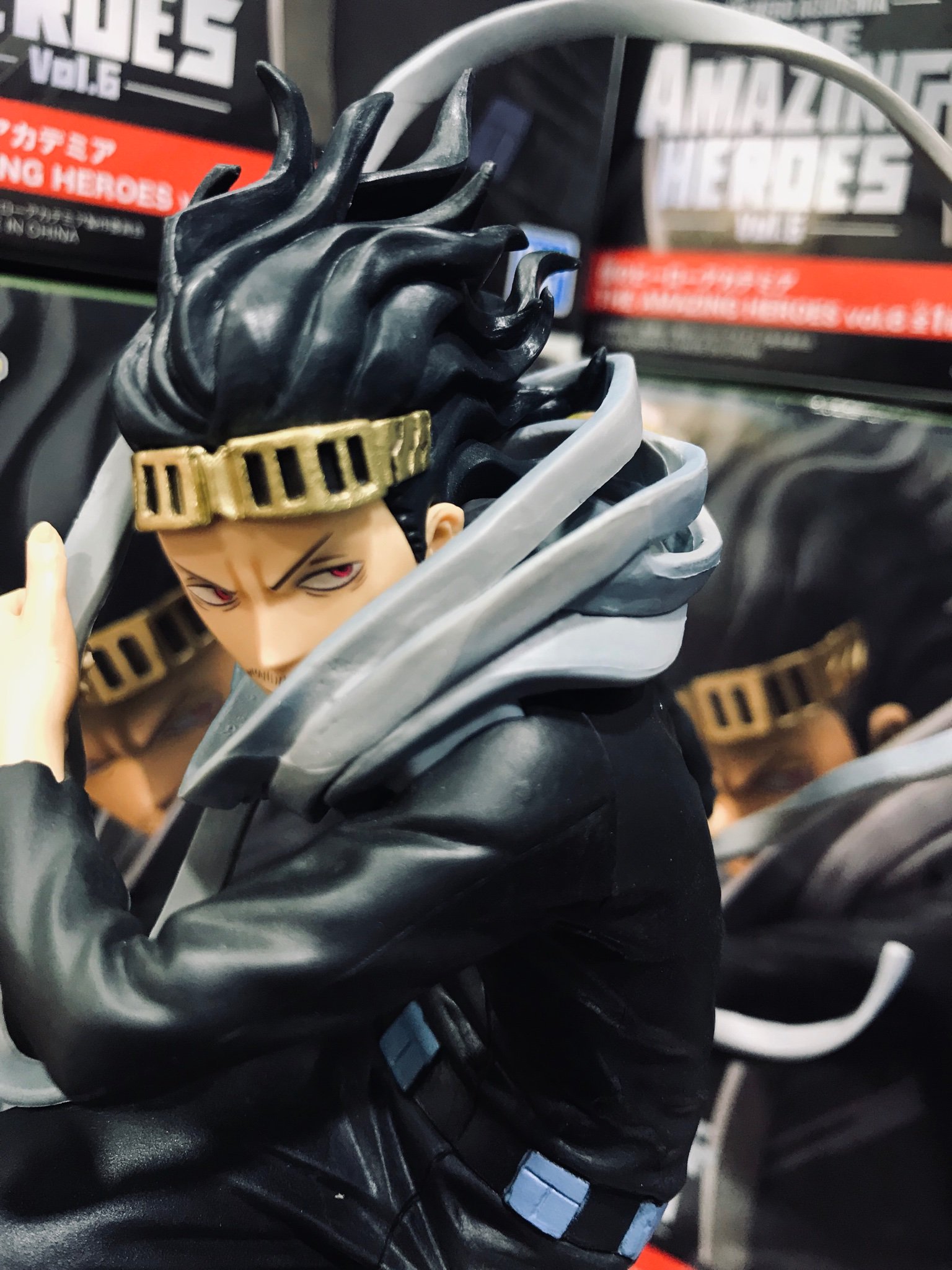 カマロ日本橋ピカソ 僕のヒーローアカデミア The Amazing Heroes Vol 6 全1種 投入完了 カマロ日本橋ピカソ 大阪 ゲーセン ゲームセンター Camaro Pikaso ヒロアカ 相澤消太 イレイザーヘッド 諏訪部順一 フィギュア T Co