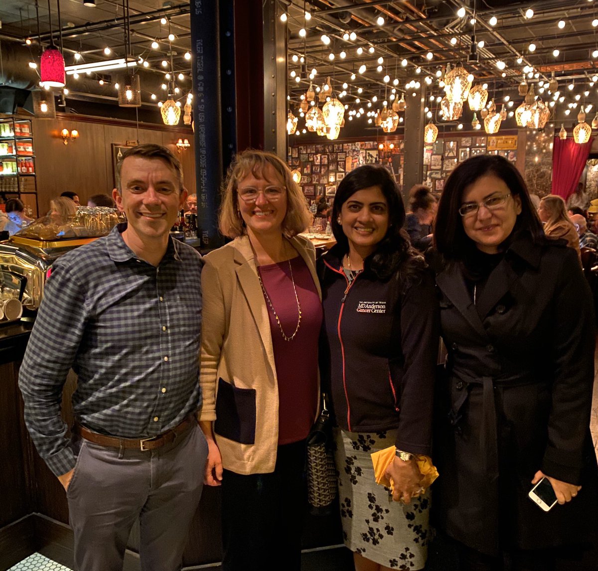 IshwariaMD's tweet image. What a discussion w my brilliant colleagues @marklewismd of @Intermountain (also the plenary speaker), @maryam_lustberg of @OSUCCC_James &amp;amp; #pedionc Becky Johnson! Ready for the @SWOG Fall Mtg tomorrow w the 1st meeting starting at 7am!☕️ #collaboration #SWOGOnc #endcancer #hpm