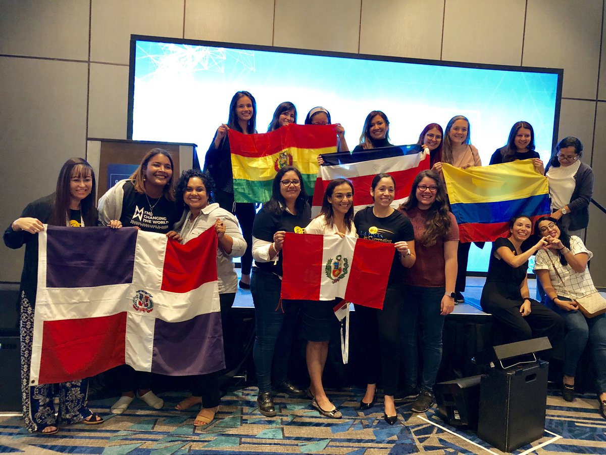 Mirkeya's tweet photo. A @LatinasInC’s night to remember for years to come! A big shoutout to @luza_jaramillo &amp; @RuthLLV for their hard work &amp; an amazing evening! #GHC19 #LiCGHC19 #AnitaB @LatinityConf #Diversity #Latinx https://t.co/BfOyBCZXgc