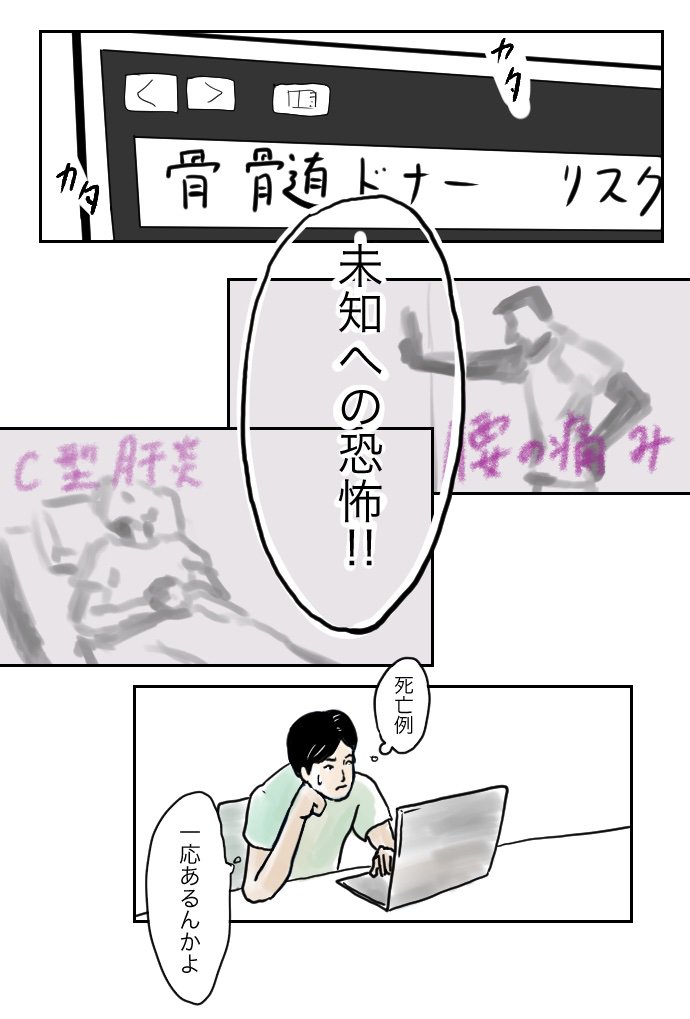 ⑵
死亡例については、日本でかつて1件あったものの、骨髄バンクが出来てからはゼロらしいです(https://t.co/MIEdowrYhg ) 