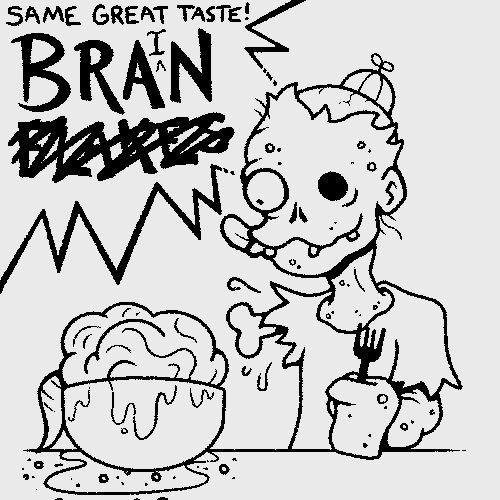Day 2: A balanced breakfast #Inktober2019 #Mindless 