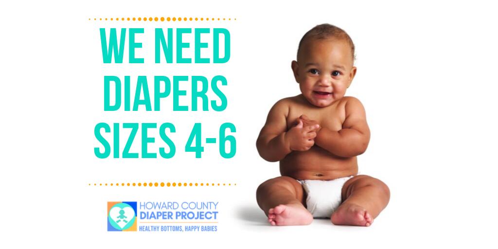 Howard County Diaper Project on Twitter "URGENT NEED for larger