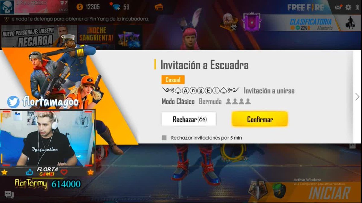 Juanmaaa__'s tweet photo. Estoy haciendo DIAMANTES EN FREE FIRE en la sala Florta Games del Nimo TV. ¡Venga a compartir los premios! https://t.co/AwI0Q72U7z #NimoTv https://t.co/qiq5yI9dWG
