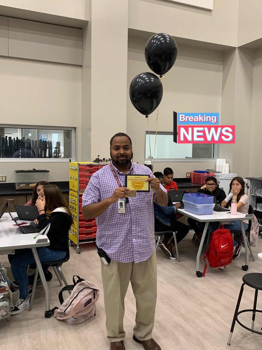 TraWalker3's tweet image. Recognizing staff is a MUST where we stand! RMS Tom and Pom of the month: Mr. King, Ms. Powers @misspowers2722, Mr. Moten, and Mrs. Obregon and our custodial/maintenance staff are Remarkable DNA #DefinitelyNotAverage @RobersonSpring