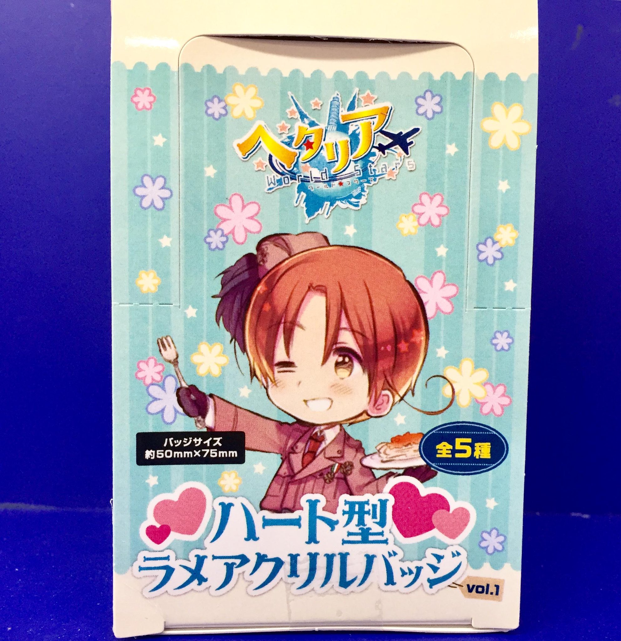 ヘタリア　ハート型　ラメアクリルバッジ ヘタリア ハート型 ラメアクリルバッジ ヘタリア World☆Stars』より