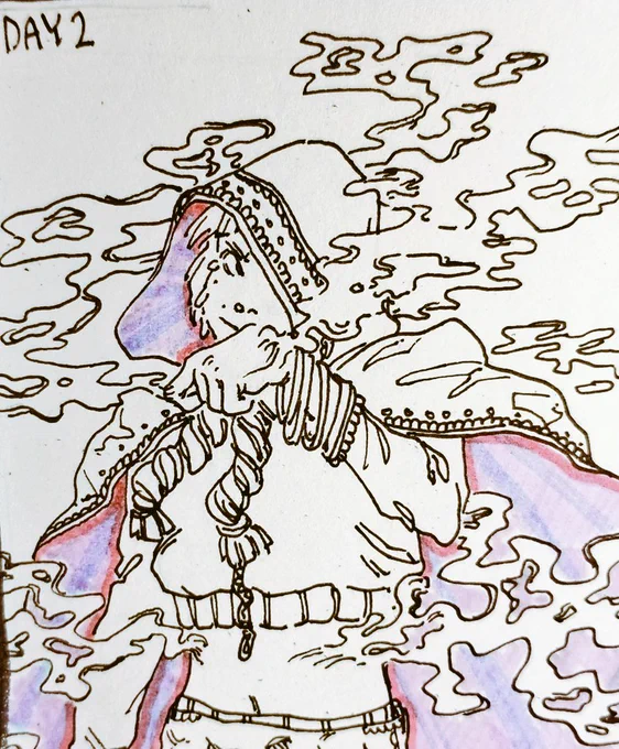 #Inktober day 2: sun 