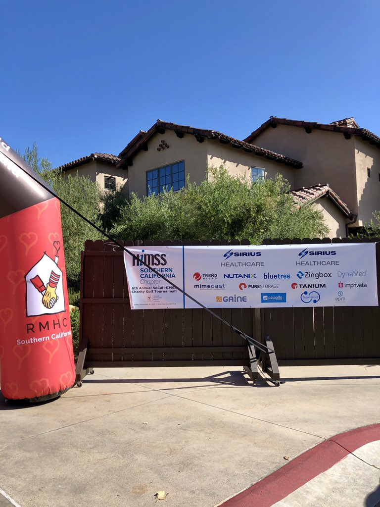 himsssocal's tweet photo. Thank you to everyone who came to support the SoCal HIMSS 6th Annual Charity Golf Tournament! #SoCalHIMSSGolf https://t.co/QD6fmjyGDu