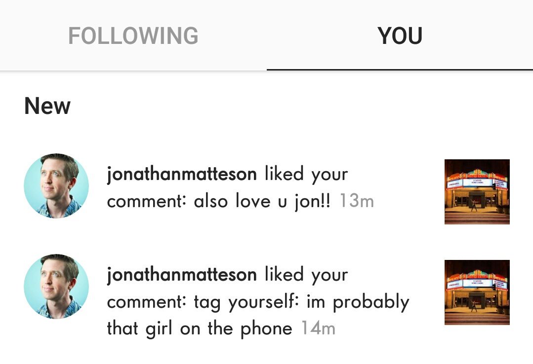 the day jon almost gave me a heart attack kslldls i honestly thought he didnt saw my comments