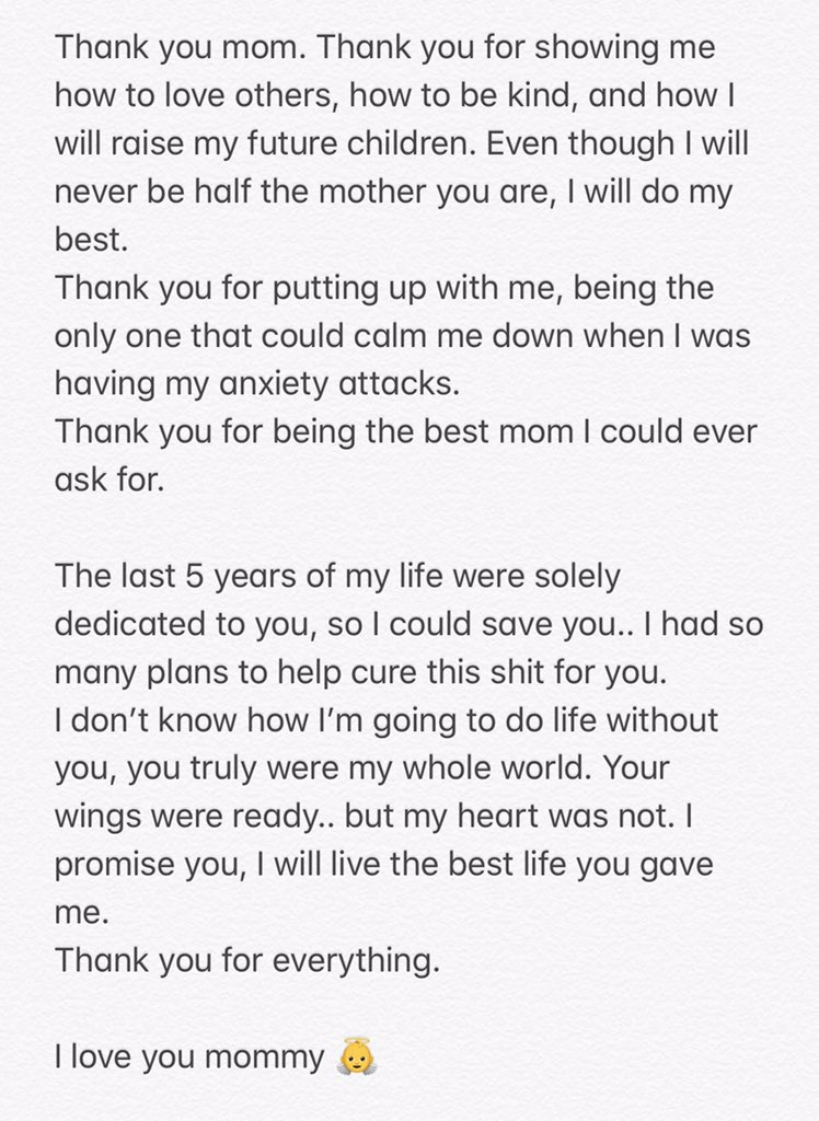 Britney Diane Thank You For Everything I Love You So Much Mommy