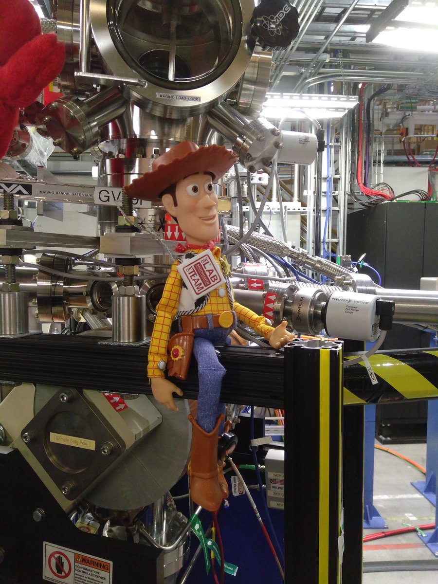 Had a pleasant conversation with Sheriff Woody at #NSLSII. He told me he is the beam guardian.