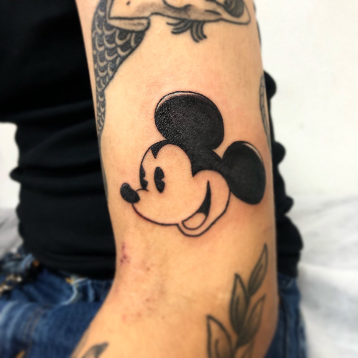 Ren Tattooing Sur Twitter Mickey Mouse ミッキー ミッキーマウス タトゥー 刺青 Tattoo モニター募集 モニターモデル募集