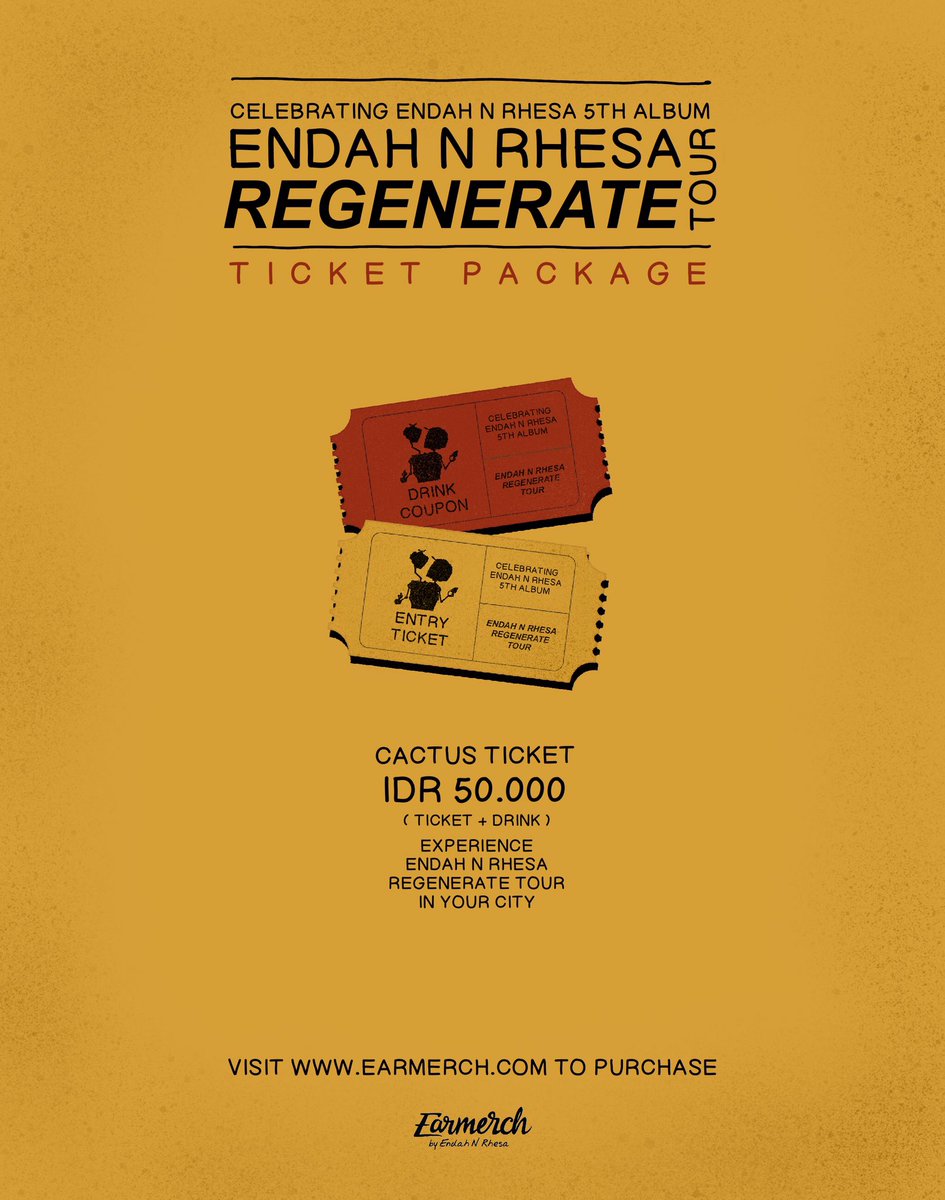 Hari Senin (07/10) kami akan melanjutkan tur Regenerate ke kota Tangerang bertempat di Sandwich Attack. Dapatkan tiketnya segera di earmerch.com yes