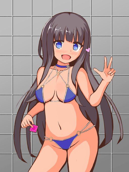 水着長島さん #アズールレーン #ロング・アイランド(アズールレーン) https://t.co/5rWAXAOoBQ 