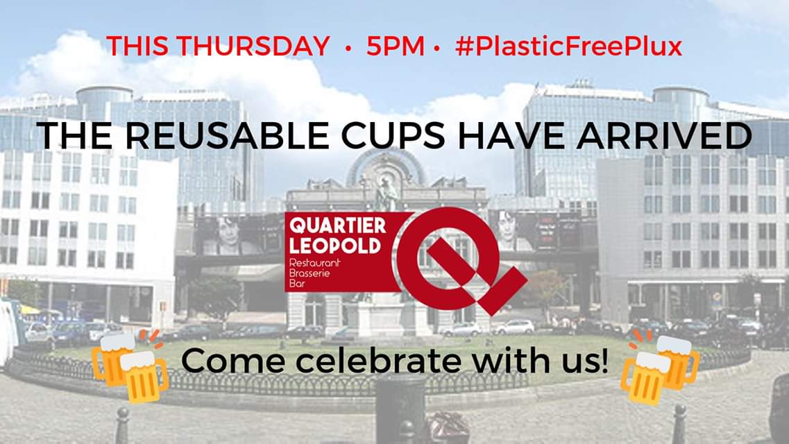 💥 Quartier Leopold goes single-use plastic free! This is the 3rd bar that decided to move towards a more #circular business model ♻️ show your support and join us tonight 🌱 #PluxCup #ReadyToChange 
bit.ly/2naryIK 👈