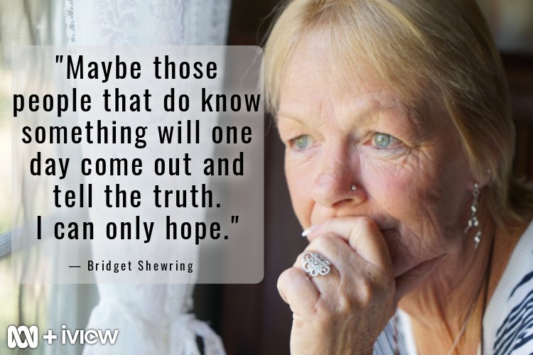 AustralianStory's tweet photo. “I can leave this alone, but it won’t leave me alone.” Bridget Shewring hopes the inquest findings will give her answers to her mother’s murder, 40 years on #AustralianStory https://t.co/cgIVfX0o0j