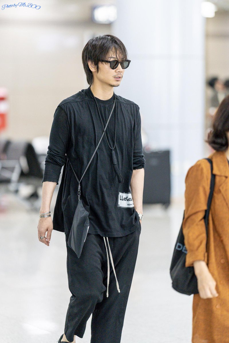 20191003 綾野剛さん @ Gimhae International Airport #楽園 #綾野剛