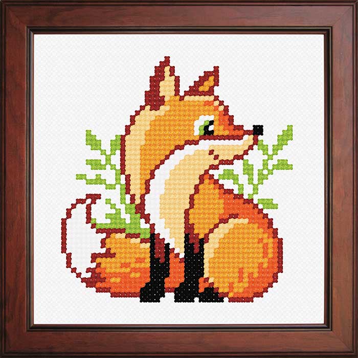 Вышивка крестом лисы схемы. Вышивка Лисенок крестиком. Вышивка крестом лиса. Вышивание крестиком Лисенок. Схема вышивки крестом лиса.